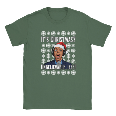 Unbelievable Jeff! Chris Kamara Christmas T-Shirt