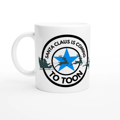 Santa Claus is Coming to Toon - Newcastle Christmas Mug