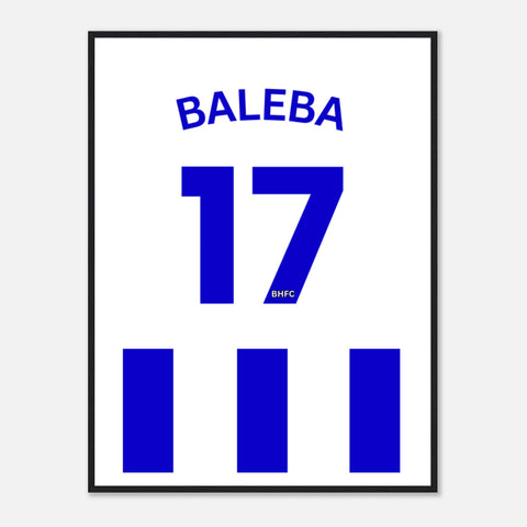 Carlos Baleba Brighton Framed Art Print