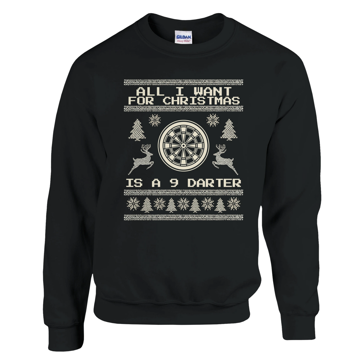 All I Want For Christmas Is A 9 Darter - Christmas Jumper – Navy
