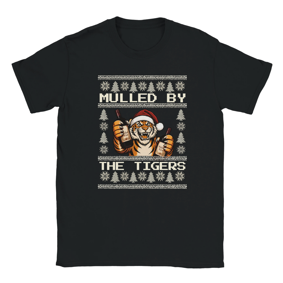 Mulled By The Tigers - Hull City Christmas T-Shirt – Black product image