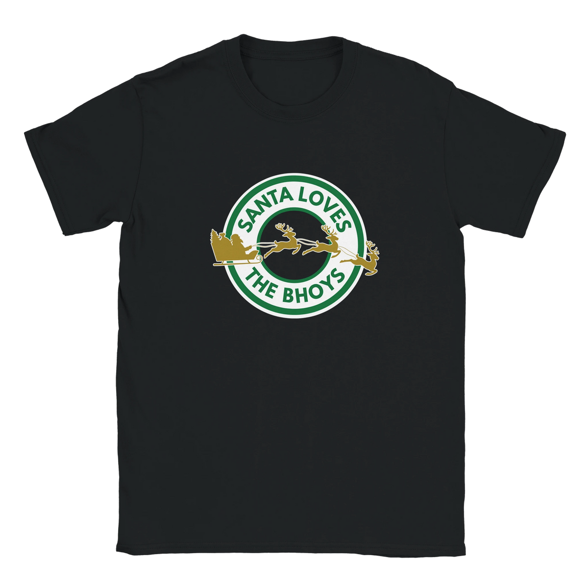 Santa Loves The Bhoys - Celtic Christmas T-Shirt – Azalea Pink