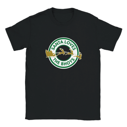 Santa Loves The Bhoys - Celtic Christmas T-Shirt – Azalea Pink