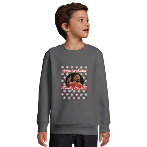 Kids - Liverpool are Coming - Bradley Barcola Christmas Jumper