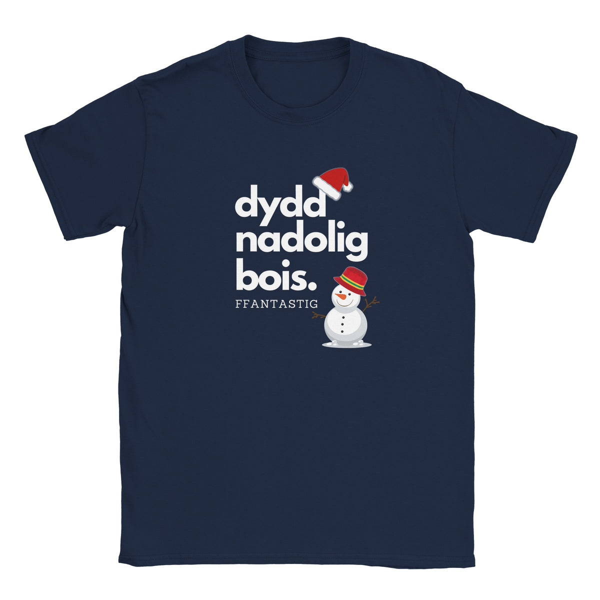 Dydd Nadolig Bois, Ffantastig - Welsh Christmas T-Shirt – Sport Grey