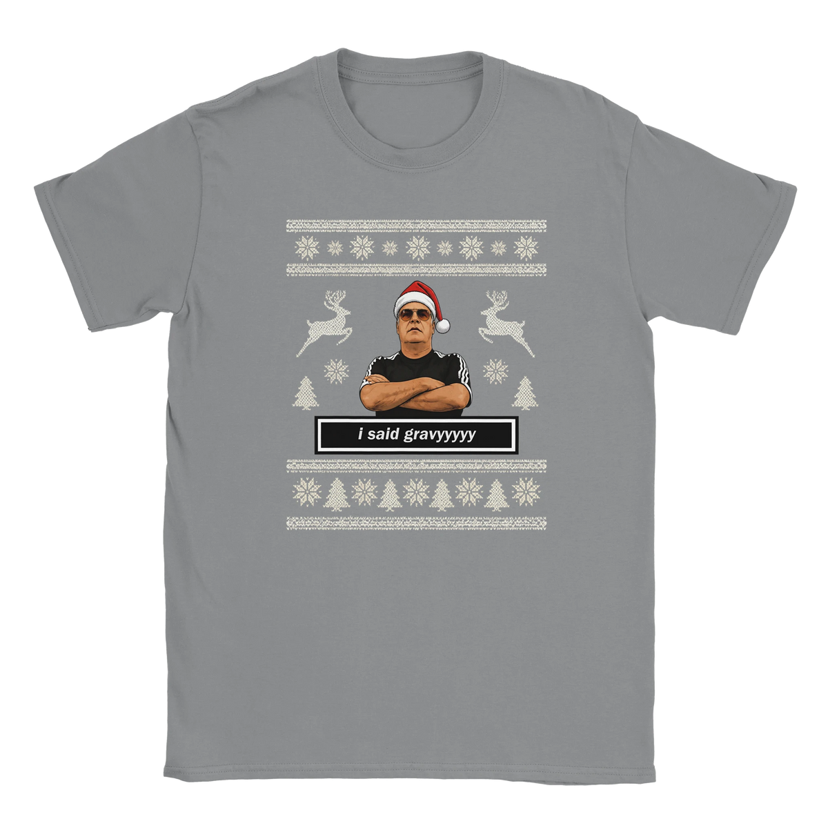 I Said Gravyyyy - Sam Allardyce Christmas T-Shirt – Rs Sport Grey product image