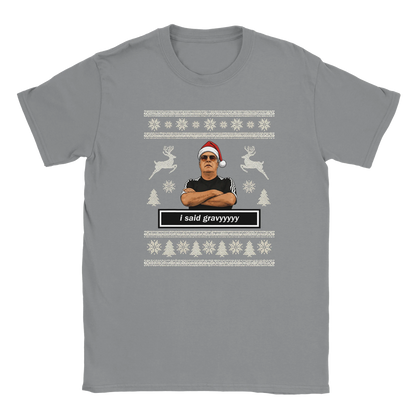 I Said Gravyyyy - Sam Allardyce Christmas T-Shirt – Rs Sport Grey product image