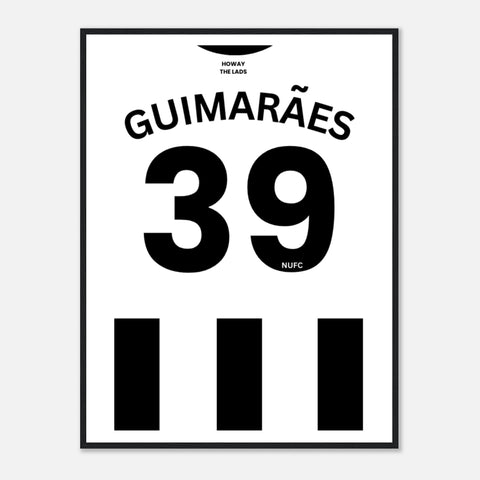 Bruno Guimaraes Newcastle Framed Art Print