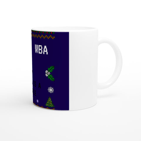 West Bromwich Albion Christmas Festive Mug