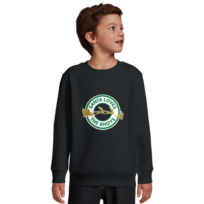Kids - Santa Loves The Bhoys - Celtic Christmas Jumper – Black