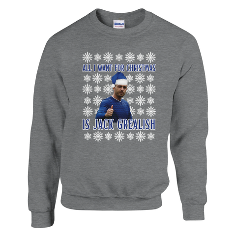 All I Want for Christmas is Jack Grealish Christmas Jumper