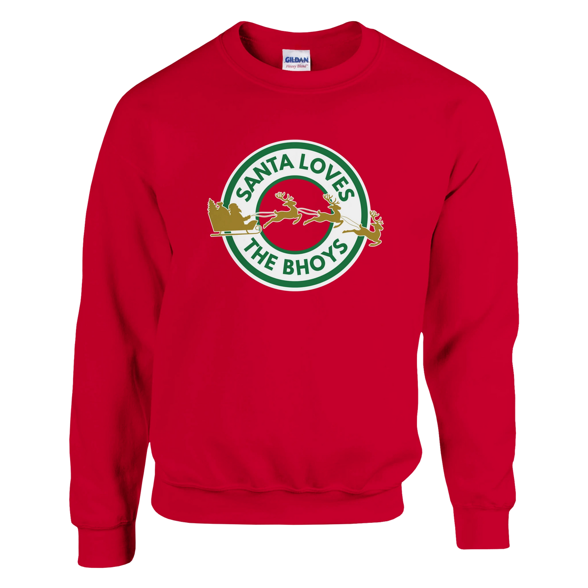 Santa Loves the Bhoys - Celtic Christmas Jumper – Sport Grey