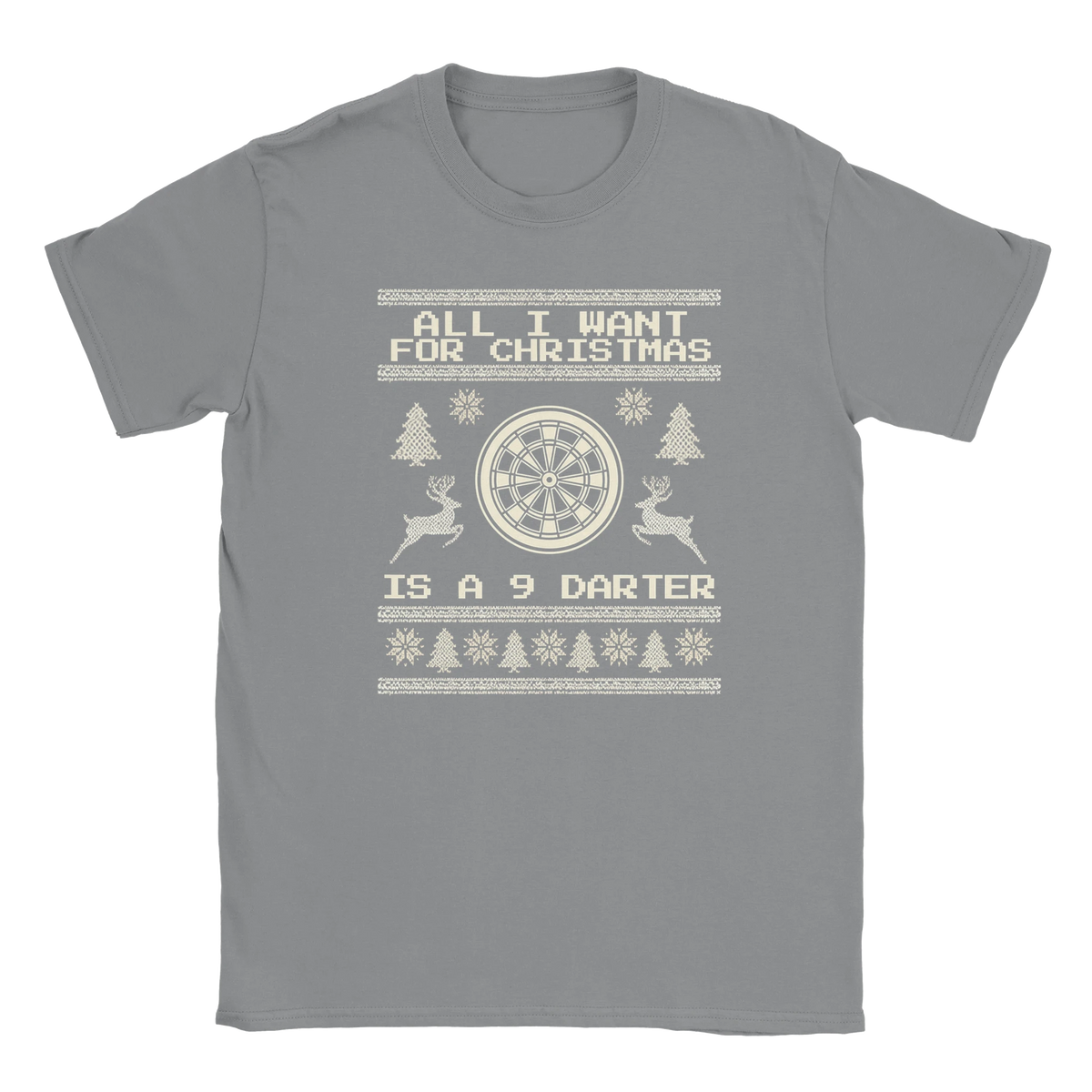 All I Want For Christmas Is A 9 Darter - Christmas T-Shirt – Red
