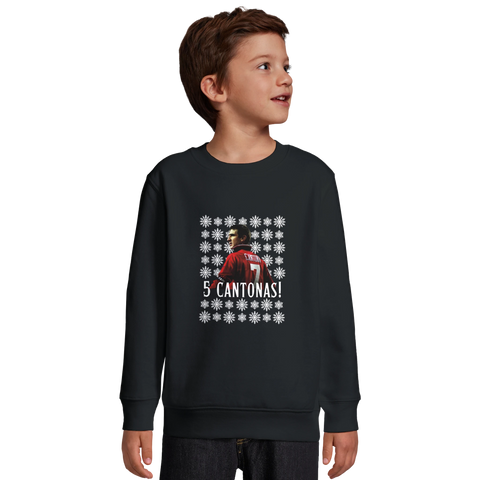 Kids - 5 Cantonas! Manchester United Christmas Jumper