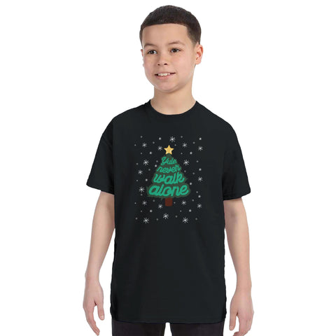 Kids - Yule Never Walk Alone - Liverpool Christmas T-Shirt