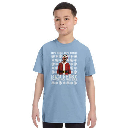 Kids - He's Here, He's There - Roy Kent Christmas T-Shirt – Light Blue product image