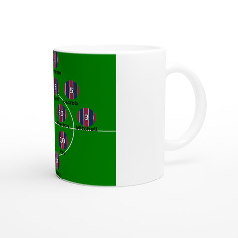 Crystal Palace 2025 FA Cup Final Starting Eleven Mug
