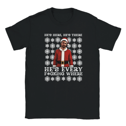 He's Here, He's There - Roy Kent Christmas T-Shirt – Black product image