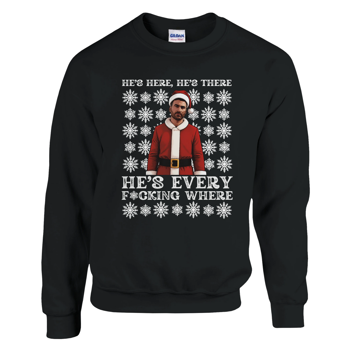 He's Here, He's There - Roy Kent Christmas Jumper – Black product image