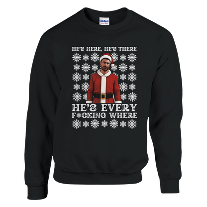 He's Here, He's There - Roy Kent Christmas Jumper – Black product image