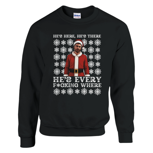 He's Here, He's There - Roy Kent Christmas Jumper – Black product image
