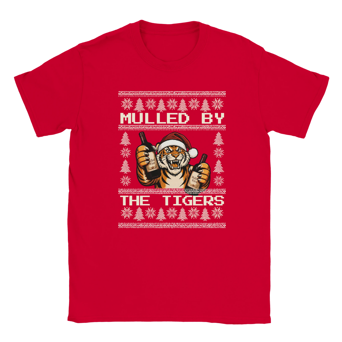 Mulled By The Tigers - Hull City Christmas T-Shirt – Red product image