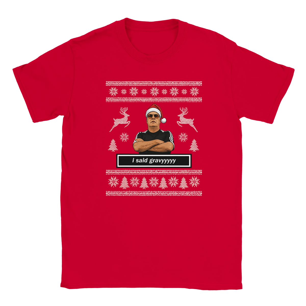 I Said Gravyyyy - Sam Allardyce Christmas T-Shirt – Red product image