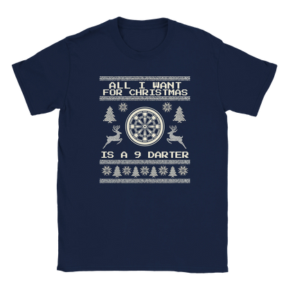 All I Want For Christmas Is A 9 Darter - Christmas T-Shirt – Azalea Pink