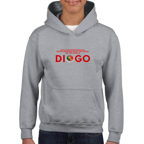 Oh His Name is Diogo – Diogo Jota Kids Hoodie