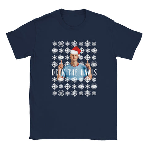 Deck the Haals - Man City Erling Haaland Christmas T-Shirt