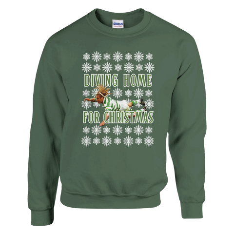 Diving Home for Christmas - Henrik Larsson Christmas Jumper