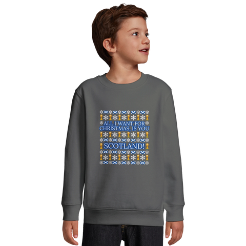 Kids - All I Want For Christmas - World Cup Scotland Christmas Jumper