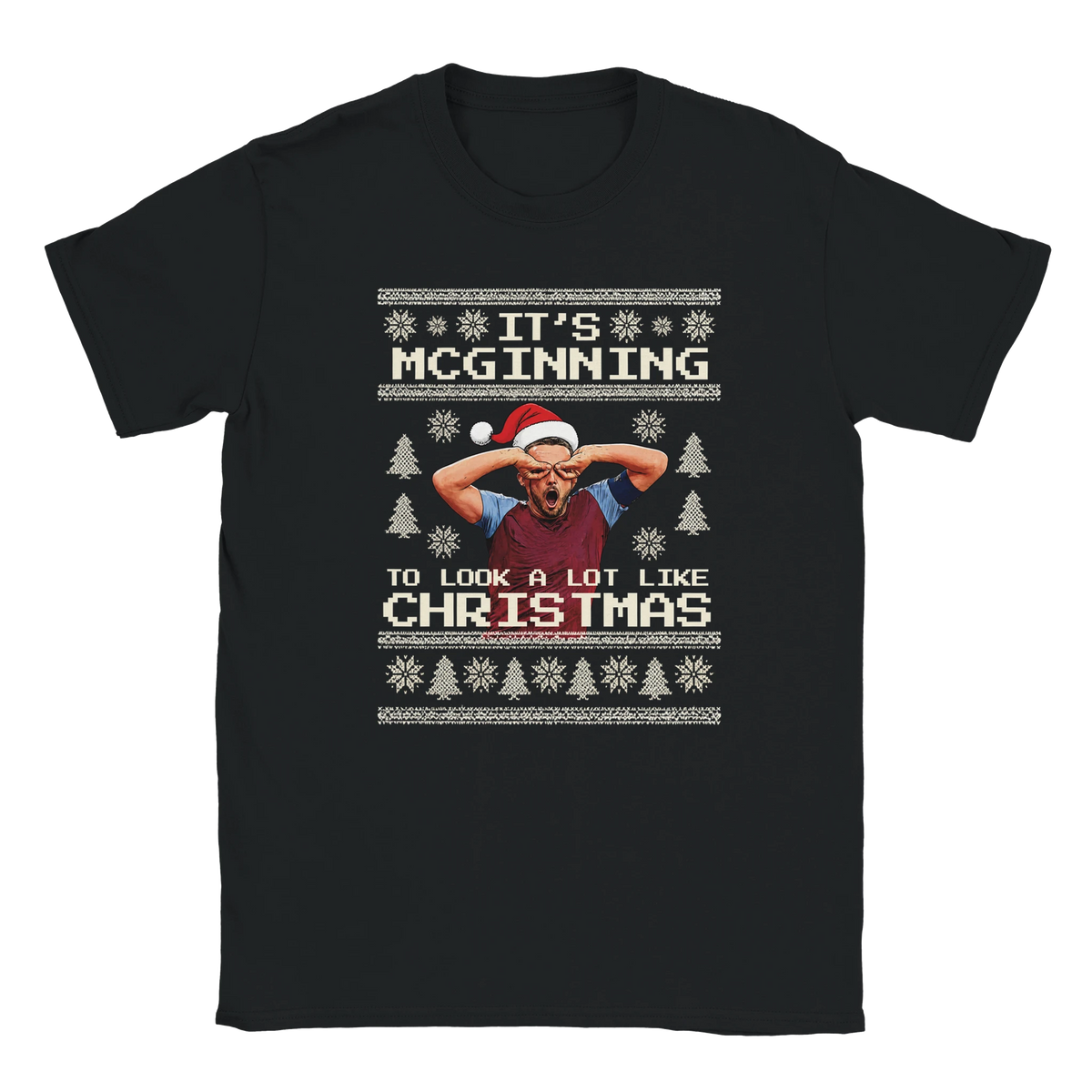It’s McGinning To Look a Lot Like Christmas - Christmas T-Shirt – Black product image