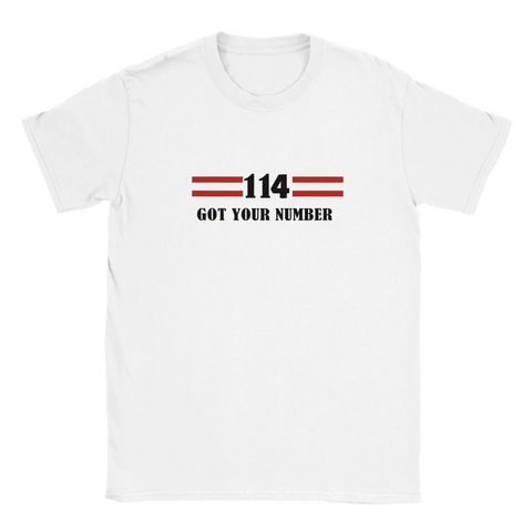 114 Got Your Number - Man City 114 Charges T-Shirt