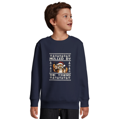 Kids - Mulled By The Tigers - Hull City Christmas Jumpers – French Navy product image