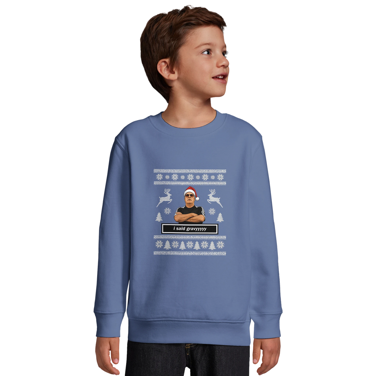 Kids - I Said Gravyyyy - Sam Allardyce Christmas Jumper – Blue product image