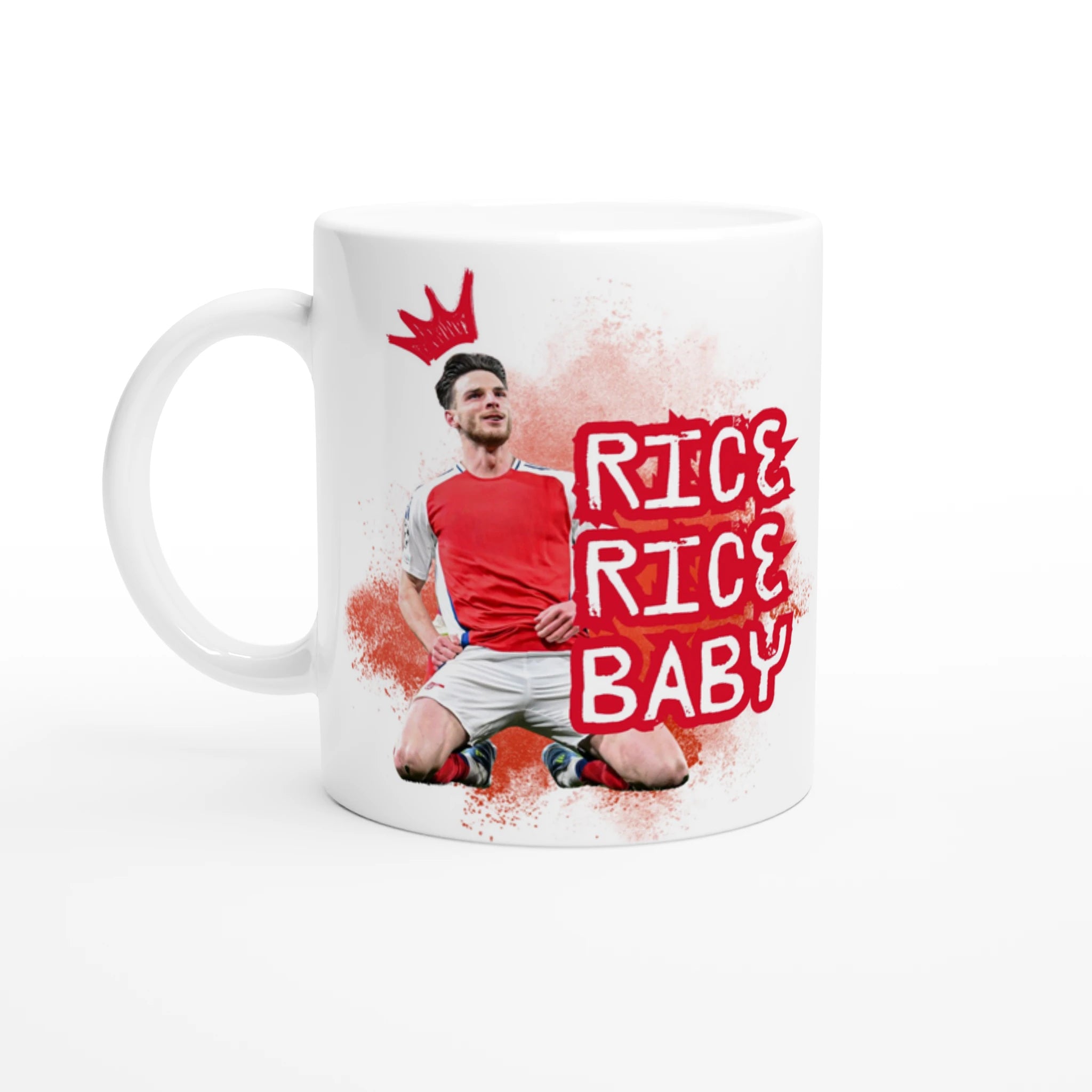 Arsenal Rice Rice Baby Rice Rice Baby - Arsenal Declan Rice Mug – Football Is Life
