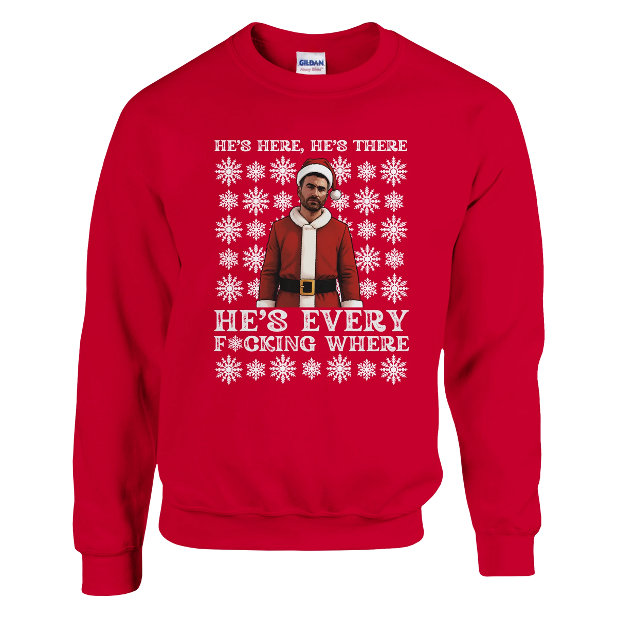 He's Here, He's There - Roy Kent Christmas Jumper – Red product image