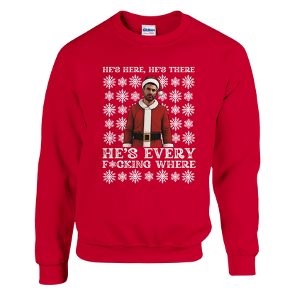He's Here, He's There - Roy Kent Christmas Jumper – Red product image