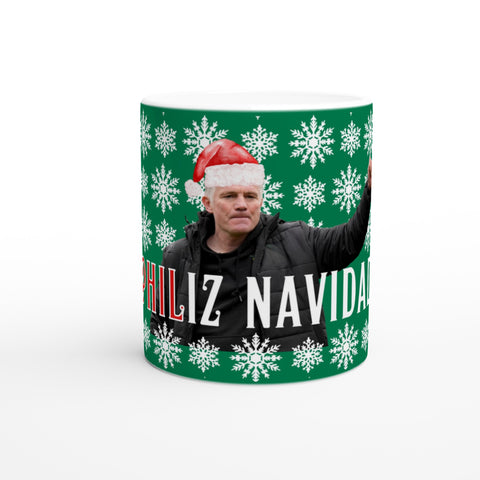 Philiz Navidad - Phil Parkinson Wrexham Christmas Mug