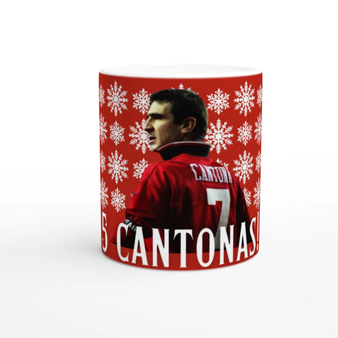 5 Cantonas! Manchester United Christmas Mug