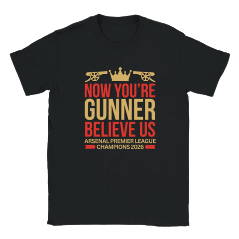 Believe Us - Arsenal Premier League Champions T-Shirt