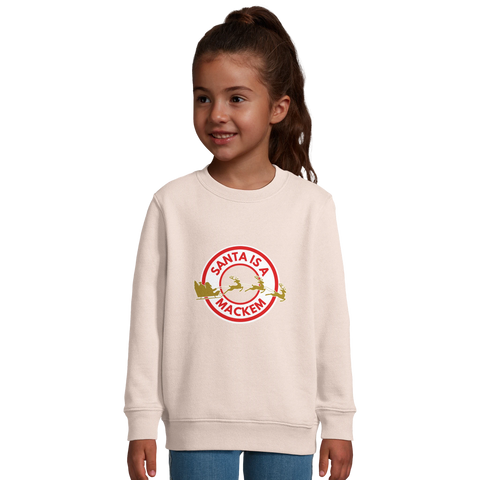 Kids - Santa is a Mackem - Sunderland Christmas Jumper